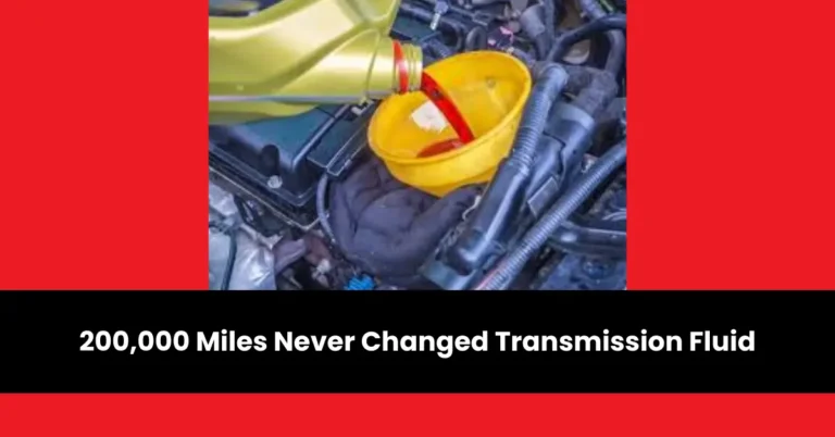 200,000 miles never changed transmission fluid | wheels mansion