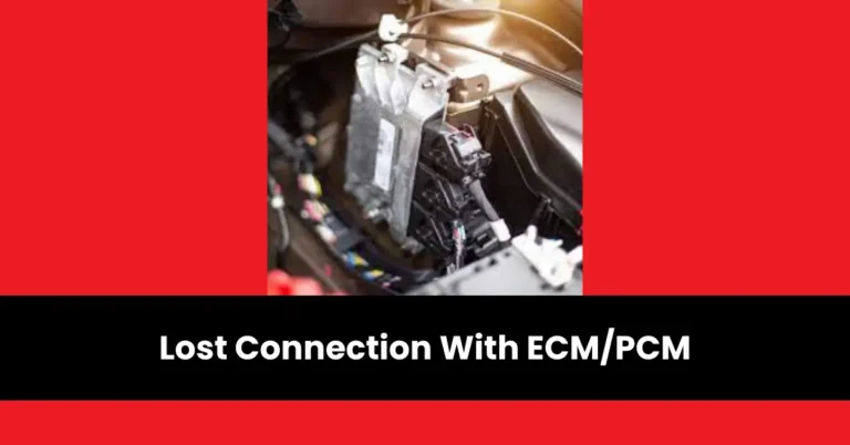 lost connection with ecmpcm | wheels mansion